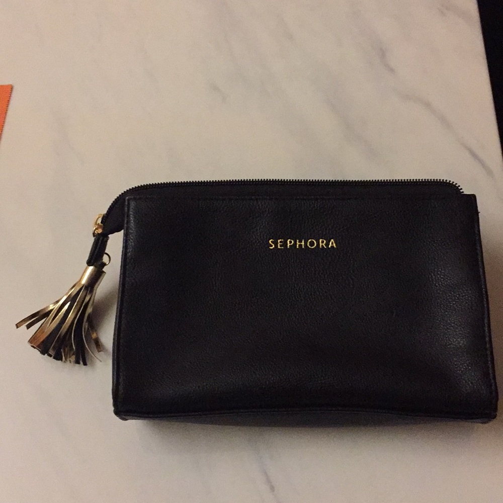 Cosmetic travel bag by Sephora.